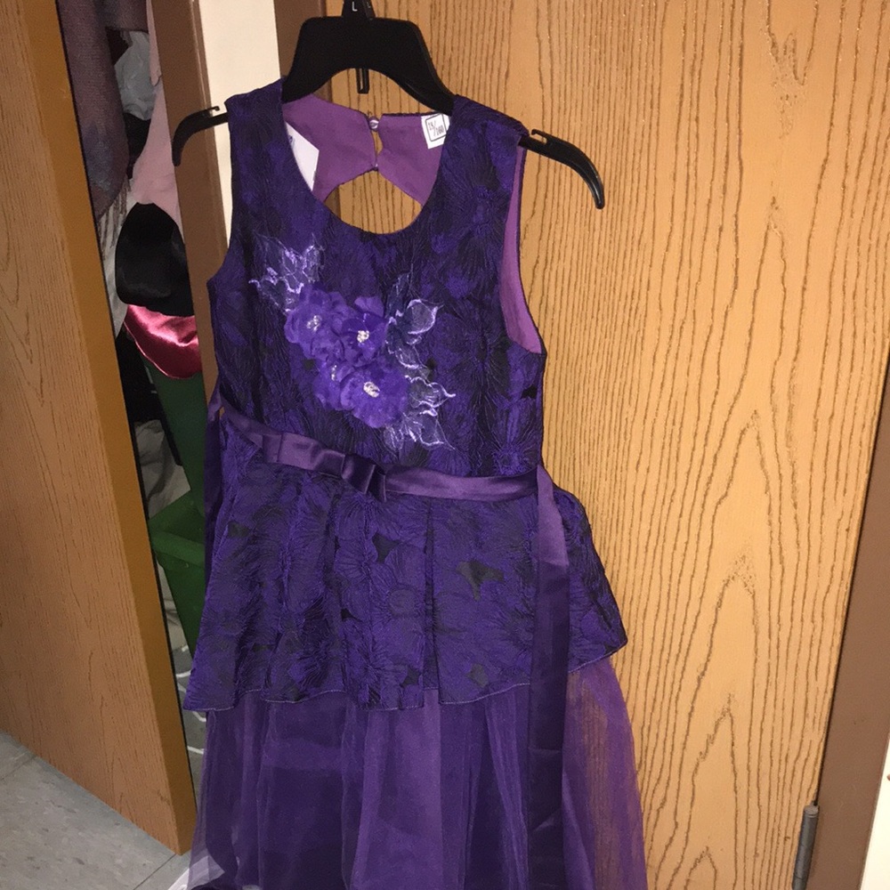 Girls purple dress